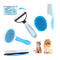 5-in-1 Dog Brush Grooming Kit - Dog Grooming Supplies Dog Dematting Rake for Shorted Haried Dogs, Bath Brush For Long Hair Dogs And Dematting Comb...