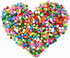 Kbraveo 1000pcs 1/2 Inch Glitter Poms Sparkle Balls for Craft,Multicolored Glitter Poms...
