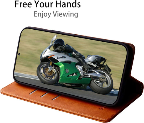 SUANPOT for Samsung Galaxy S20 FE Leather Wallet case with RFID Blocking Credit Card Holder, Flip Folio Book PU Cell Phone Cover for S20FE 5G Shoc...