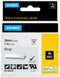 DYMO Rhino Industrial Vinyl Labels, 1", Black Print on White Tape...