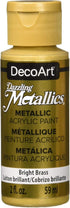 DecoArt Dazzling Metallics Acrylic Paint 2oz-Bright Bass...