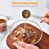 U-Taste Teaspoon Tablespoon Measuring Spoons: 18/8 Stainless Steel Measure Scoop Set of 5, 1/4 TSP, 1/2 TSP, 1 TSP, 1/2 TBSP & 1 TBSP, Metal Kitch...