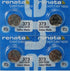 4 Renata 373 Button Cell Watch 0% Hg Mercury Free Batteries...