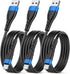 OIITH MFi Certified for iPhone Charger Cable 3 Pack 3 Ft, for Lightning Charging Cord, Fast 2.4A for iPhone USB Cord Compatible with iPhone12/11/X...