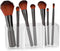 Makeup Brush Holder Organizer Clear Cosmetic Brushes Container Storage 3 Slots, Desk Storage for Lipstick Eyeshadow Pen, Skincare Cosmetic Display...