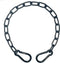 304 Stainless Steel Gate Chain 32" x 5/32" - Chain Link Gate Latch for Outdoor Fence & Livestock - Safety Hanging Metal Chain with 2 M7 Carabiners...