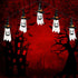 Solar Halloween Decorations Ghost Pumpkin 5 Pack 50 LED String Lights for Hallway Garden Yard Lawn Porch Tree Outdoor Suspend Terror Decor (Ghost ...