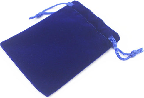 AEAOA Gift Bags, Pack of Pieces 25 4.8" X 3.6" Velvet Drawstring Jewelry Pouches, for Candy, Pins, Jewelry, Treats, Birthday Party Favors (Royal B...