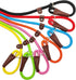 Rope Slip Lead Dog Leash, Heavy Duty 1/2” by 5ft Solid Colors 7+ Climbing Nylon Round Dog Training Leash, No Pull Dog Lead Great for Medium and La...