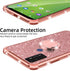 nancheng for Cricket Dream 5G Phone Case, Case for AT&T Radiant Max 5G 6.8"/Cricket Innovate 5G/AT&T Fusion 5G Women Glitter Cute Soft TPU Cover w...