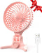 USB Desk Fan, Small Fans with CVT Variable Speeds, Strong Cooling Airflow, Quiet Portable, Desktop Mini Personal Table Fan for Room, Home,Office, ...