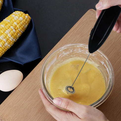 Milk Frother Handheld for Coffee,Foam Maker,Electric Whisk Drink Mixer for Lattes, Cappuccino, Frappe,Matcha, Hot Chocolate Egg, Mixer Multi-Purpo...