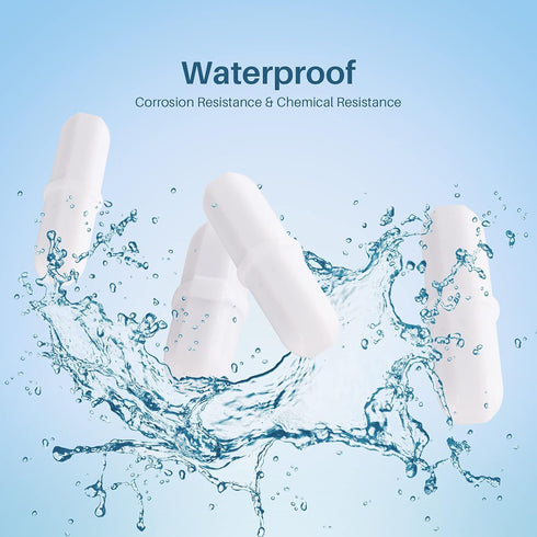 10 Pcs 10mm/0.39' Magnetic Stirrer Mixer Stir Bar, High Temperature PTFE Magnetic Stir Bar, Laboratory Bar...