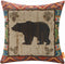 Cabin Decor Animal Bear Pillow Cover 18 x 18 Inches Pinecone Aztec Style Decorative Cushion Case Home Living Room Bed Sofa Car Cotton Linen Square...