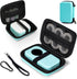 Memoking T02 Hard Storage Case - Compatible with Phomemo D30, SUPVAN E10, NIIMBOT D11, JADENS D110 and More, with Zipper Mesh Pocket, Waterproof S...