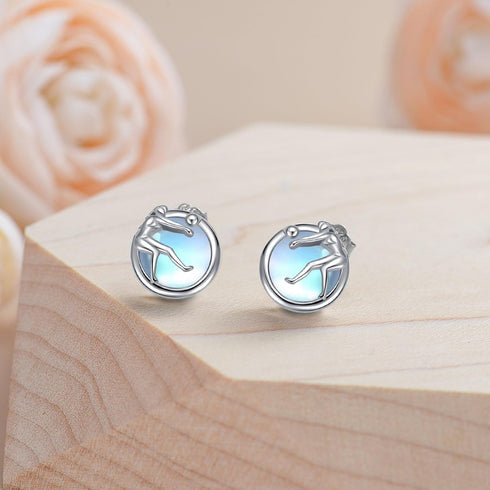 Volleyball Earrings S925 Sterling Silver Volleyball Earrings for Women Volleyball Sport Jewelry Gifts...