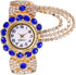CdyBox Ladies Diamond-studded Watched Quartz Wristwatch Fashion Open Alloy Bracelet Watch 4 Pack...