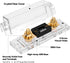 TopstrongGear Solid Brass 0/2/4 Gauge 300Amp ANL Fuse Holder with 300Amp Fuses(2 Pack) (300 Amp)...