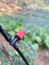 50pcs Garden Irrigation Spray Emitter, Adjustable 360 Degree Flow Micro Spray Nozzle with 1/4" Barbed Tee Fittings,Drip Irrigation Head for Garden...