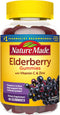 Nature Made Elderberry with Vitamin C and Zinc, Dietary Supplement for Immune Support, 60 Elderberry Gummies, 30 Day Supply...