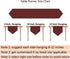 Simhomsen Burgundy Lace Table Runners Dresser Scarves Embroidered Leaves 16 × 72 Inch...