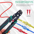 Twidec/100PCS Nylon Spade Connectors Kit 22-10 Gauge Quick Disconnect Fully Insulated Male and Female Wire Spade Terminal Assortment Kit And Wire ...