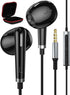 ACAGET 3.5mm Headphones Wired Earbuds for Samsung Galaxy A23 A14 A15 A03s S10 S9, Noise Canceling Semi in-Ear Headset 3.5mm Jack Stereo Earphones ...