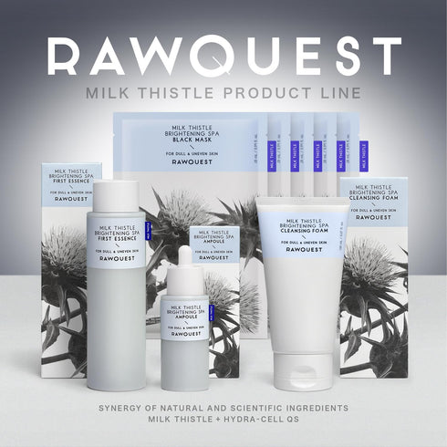 RAWQUEST- Korean Deep Pore Cleansing Foam | Brightening, Exfoliator, Remove Blackheads, Dead Skin Cells & Makeup | Daily Face Wash Cleanser with 8...