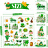 Window Clings Stickers for Kids Window Gel Clings Decals Thick Gel Clings Toddlers and Adults Classroom Home Nursery Airplane Birthday Party Suppl...