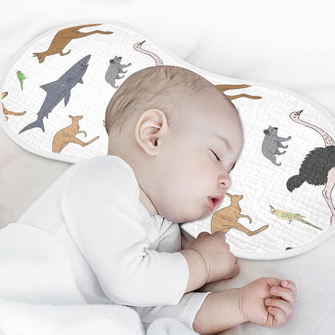 Australian Animal Koala Kangaroo Muslin Burp Cloths for Baby 2 Pack 100% Cotton Baby Washcloths Bibs for Boy Girl...
