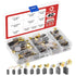 40PCS Electric Motor Carbon Brushes Replacement Repair Tool Set,10 Different Sizes Graphite Carbon Brush for Motor...