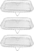 Air Fryer Rack, Three Stackable Dehydrator Racks for for, for Instant Vortex, for Nuwave, Stainless Steel Air Fryer Accessories for Ovens, Microwa...