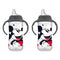 NUK Mickey Mouse Large Learner Cup 10oz 2pk – BPA Free, Spill Proof Sippy Cup...