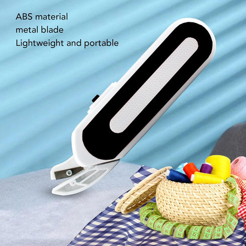 Cordless Electric Scissors, Mini Portable Shears Cutting Tool Battery Operated Scissors for Sewing Cutter Carpets Leather Rubber Paperboard Felt W...