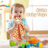 Pro Goleem Giraffe Loveys for Babies Soft Security Blanket Snuggle Toy Stuffed Animal Blanket Unisex Baby Lovie Baby Gifts for Infant and Toddler ...