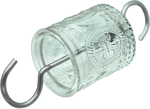 Vintage Clear Glass Ant Moat for Hummingbird Feeder...