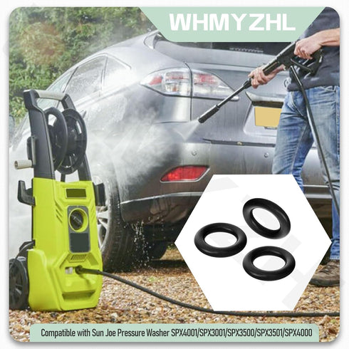 SPX3000-ORING SPX3000 Pressure Washer Replacement O-Rings for Sun Joe SPX4001/SPX3001/SPX3500/SPX3501/SPX4000 Electric Pressure Washers (5pcs Smal...