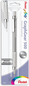 Pentel Arts GraphGear 500 Premium Drafting Pencil, 0.9mm, Gray Barrel, 1-Pack (PG529NPABP)...