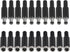AITRIP 20 Pairs (40PCS) DC Socket 5.5mm x 2.1mm Female DC Barrel Jack Solder DC Connectors 5.5x2.1mm DC Power Plug Male Female Jack Socket Nut Pan...