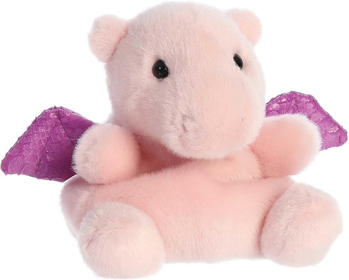 Aurora® Adorable Palm Pals™ Aria Pink Dragon™ Stuffed Animal - Pocket-Sized Play - Collectable Fun - Pink 5 Inches...
