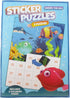 Sticker Puzzle Book with 4 Puzzles and 2 Coloring Pages (Under The Sea)...