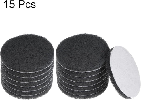 HARFINGTON 15pcs Drill Power Brush 4 Inch Tile Scrubber Scouring Pads 800-1000 Grit for Bathroom Kitchen Household Cleaning...