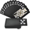 Joyoldelf Playing Cards, Black Playing Cards & Waterproof Playing Cards & Plastic Playing Cards with Box, Cool & Flexible Poker Cards/Deck of Card...