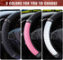 Bling Leather Steering Wheel Cover, Rhinestones 15 Inch Colorful Auto Steering Wheel Protector, Sparkly Crystal Diamond for Women Girls Most Cars ...