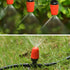Micro Drip Irrigation Kit, Yulaiyoen Garden Irrigation System Plant Automatic Watering Kit with 32.8ft 1/4inch Blank Distribution Tubing Hose Adju...