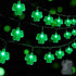 WATERGLIDE 1 Pack St. Patricks Day Shamrocks Lights, 50 LED Outdoor Decorative String Lights, Battery Operated Lucky Clover Light, 8 Lighting Mode...
