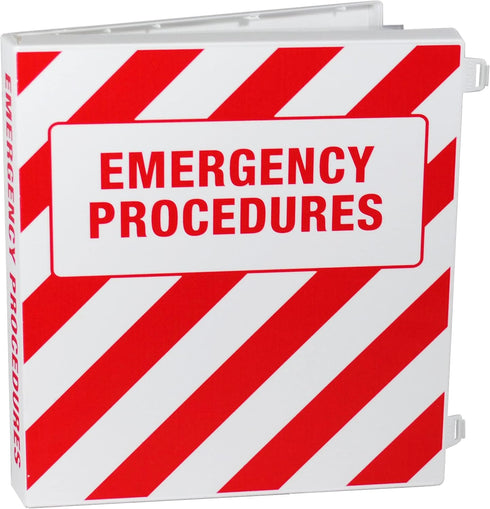 UniKeep Emergency Procedures Binder - 1.5 Inch Spine - with Metal D-Rings...