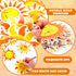 gisgfim 60 Pcs Sunshine Decorations Sun Cutouts 12 Designs Summer Bulletin Board Decoration Happy Sun Bulletin Board Cutouts Decor for Spring Suns...