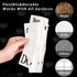 16 Pieces Inspirational Word Stencils Family Sign Stencils Reusable Painting Stencils Love Home Template with Metal Open Ring for Painting on Wood...