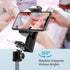 6amLifestyle Cell Phone Tripod Mount Adapter with Tripod Ball Head 360° Rotatable for Universal Smartphone Samsung Galaxy iPhone Holder for Tripod...